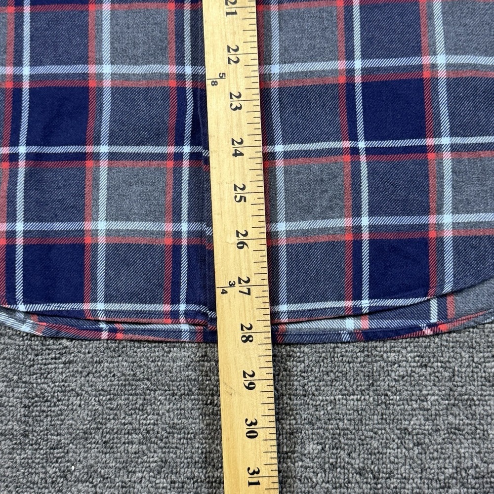 Bonobos Flannel Button Up Shirt Plaid Slim Fit Long Sleeve Men's Size Medium - Picture 8 of 10